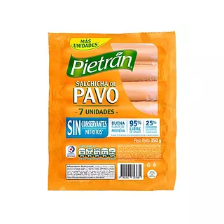 Salchicha Pavo Pietran Zenu