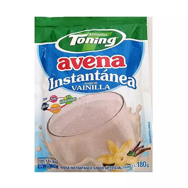 Avena Instantanea Vainilla Toning