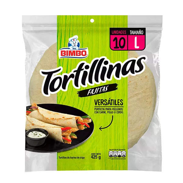 Tortilla Blanca Bimbo