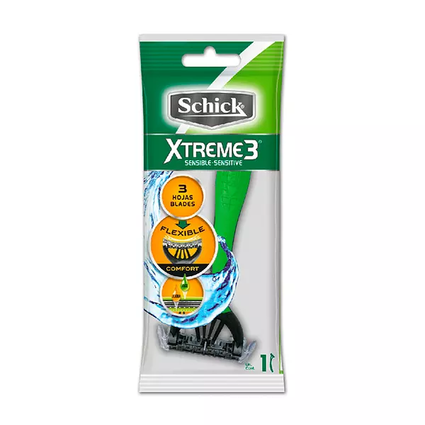 Maquina de Afeitar Shick Xtreme 3 Piel Sensible