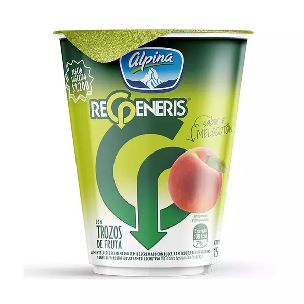 Yogurt Alpina Regeneris Melocoton