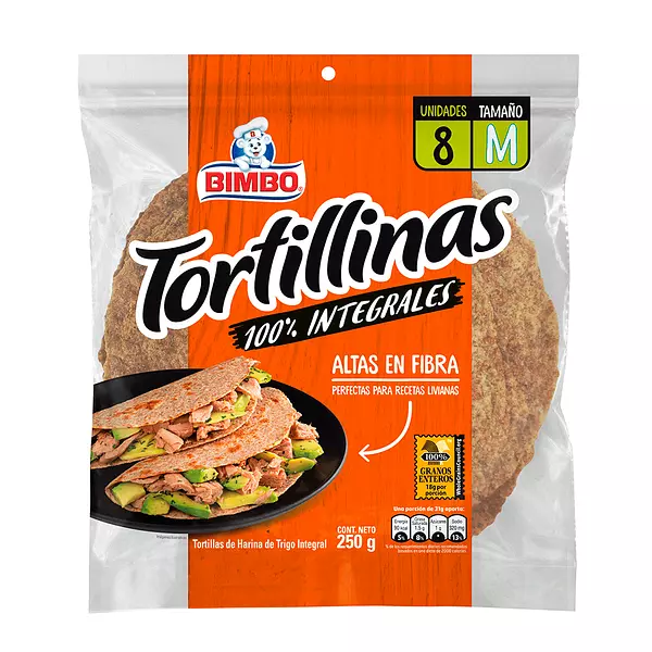 Tortilla Bimbo Integral Bimbo