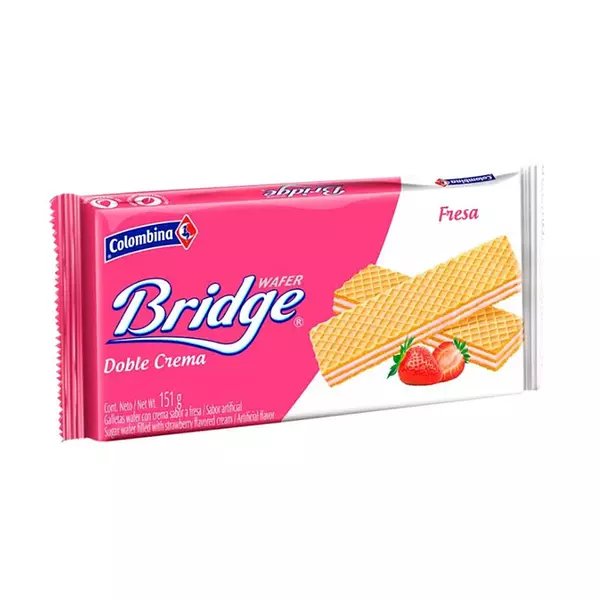 Galletas Bridge Taco Fresa