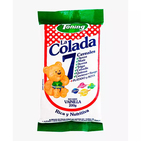 Colada 7 Cereales Vainilla Toning