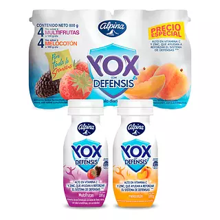 Yogur Yox Melocoton Multifruta
