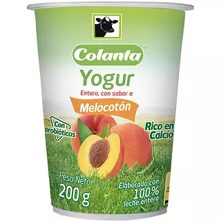 Yogurt Melocoton Coolechera Vaso x 150ml