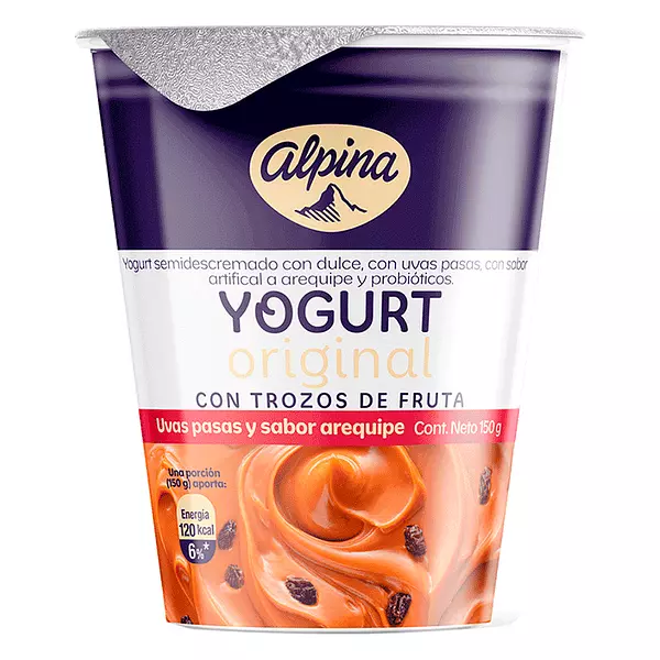 Yogur Original Arequipe con Pasas