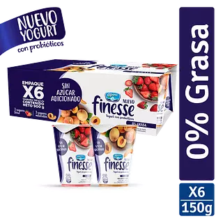 Yogurt Alpina Finesse Fresa/Melocoton