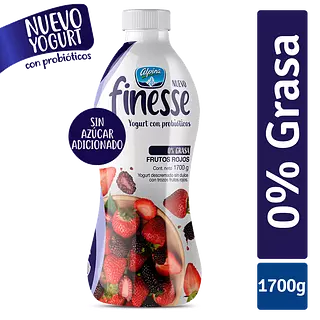 Yogurt Alpina Finesse Frutos Rojos