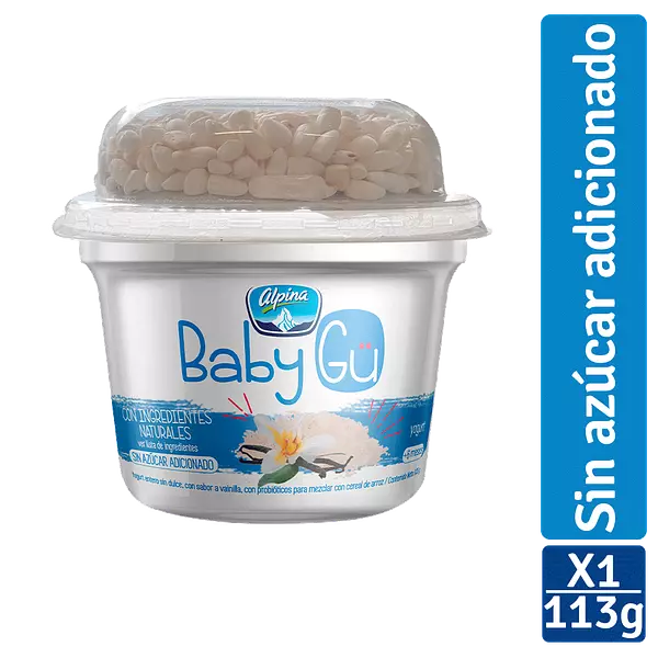 Yogurt Baby Gü Vainilla Cereal