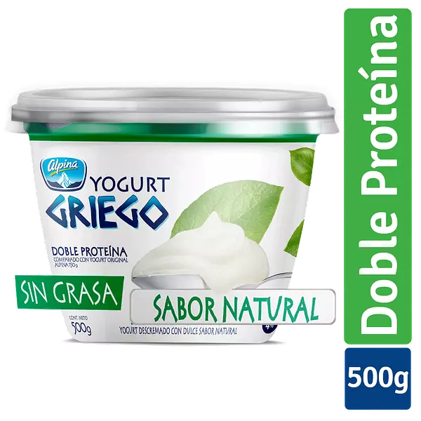 Yogurt Griego Alpina Sin Azucar