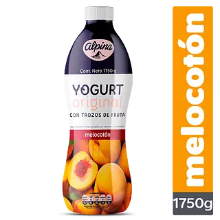 Yogurt Alpina Melocoton Garrafa