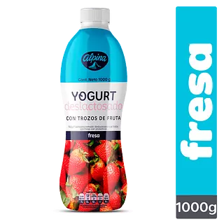Yogur Alpina Deslactosada Fresa