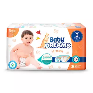 Pañales Baby Breams Ultratrim x G