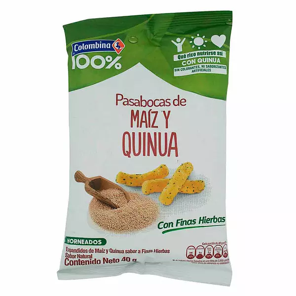 Pasaboca Colombina Quinuia 40gr