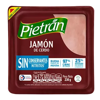 Jamon Pietran Standar Sin Conservante