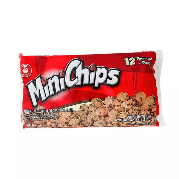 Galletas Minichips Chocolate