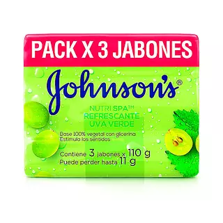 Jabon Johnson Refrescante Uva Adulto