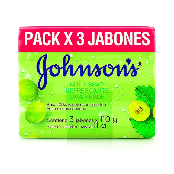 Jabon Johnson Refrescante Uva Adulto