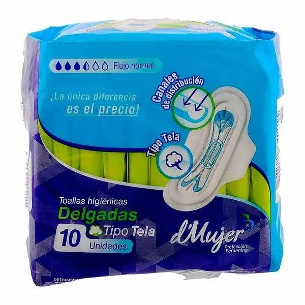 Toallas Higienica Mujer Delgada