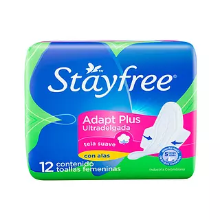 Toallas Higienica Stayfree Normal