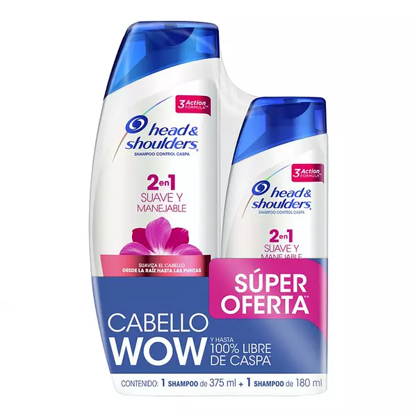 Shampoo Head & Shoulders + Shampoo Suave Manejo