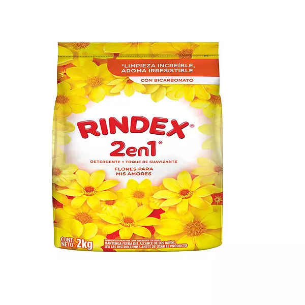 Detergente Rindex 2 de 1 Flores Mis Amores