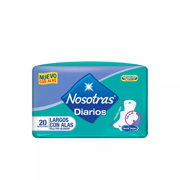 Protectores Nosotras Largo con Alas