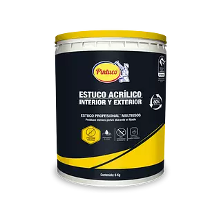 Estuco Acrilico Interior y Exterior