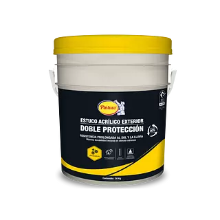 Estuco Acrilico Exterior Doble Protección