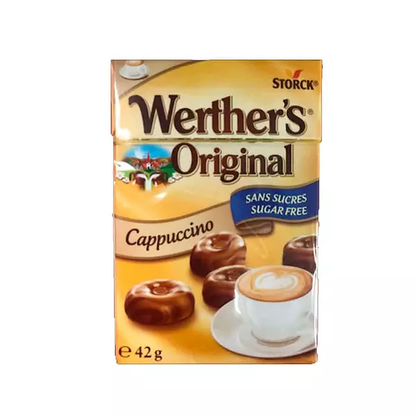 Dulces Caramelo y Capuccino Sugar Free Caja X42 Gr - Werther