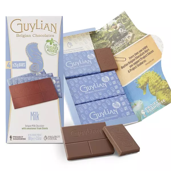 Chocolatina Milk Stevia X100 Gramos - Guylian