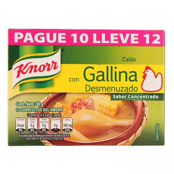 Caldo Knorr Gallina Desmenuzado