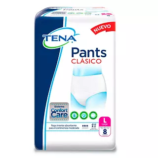 Pañales Tena Pans Clasico Talla L