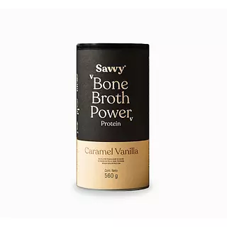 Protein Bone Broth Power Sabor Caramel Vanilla 560g - Savvy