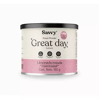 Savvy Great Day, Limonada Rosada.