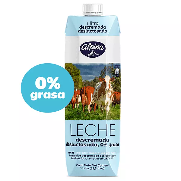 Leche Alpina Deslactodasa Descremada