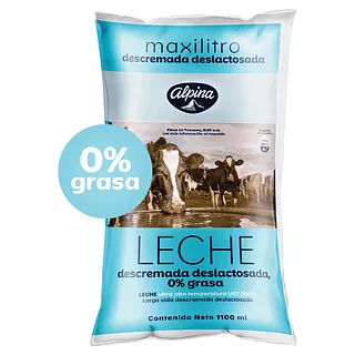Leche Alpina Deslactosada Descremada