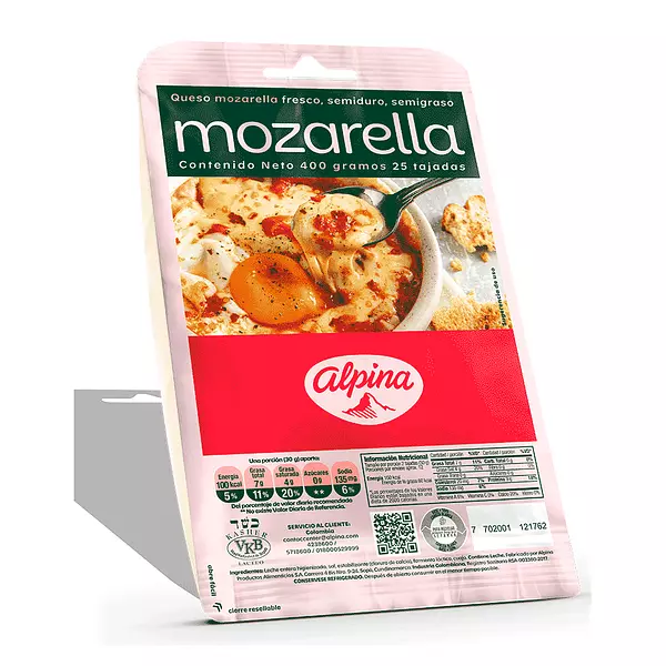 Queso Mozarella Alpina