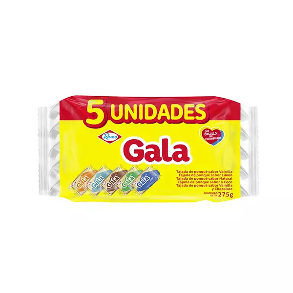 Ponqué Gala Surtido