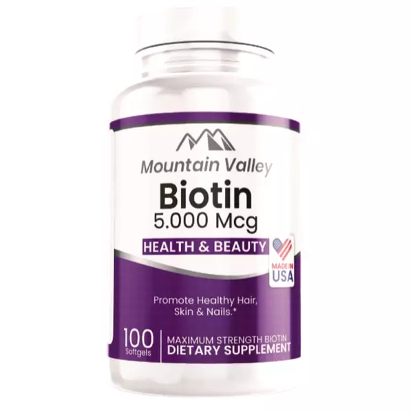 Biotin 5.000 Mcg X 100 Cápsulas Blandas