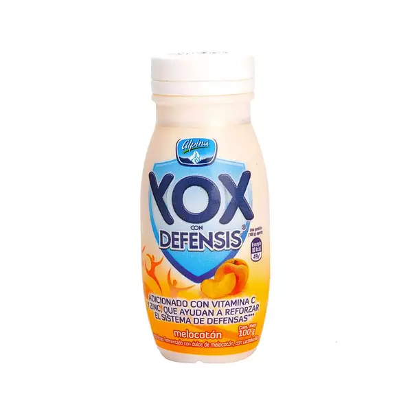 Yox con Defensis Melocotón, Alimento Lácteo