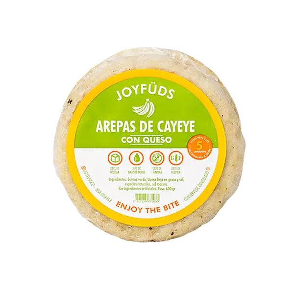 Arepa de Cayeye con Queso x 5 Uds - Joyfuds.