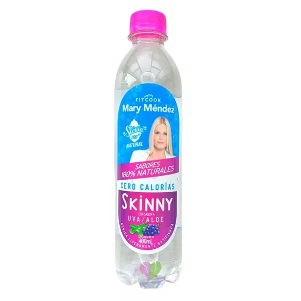 Agua Gasificada de Uva/Aloe 400ml - Mary Mendez