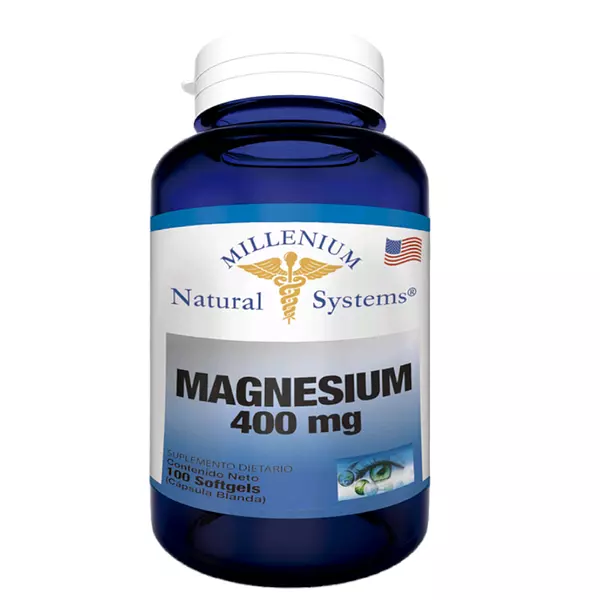 Magnesium 400 Mg X 100 Softgels System