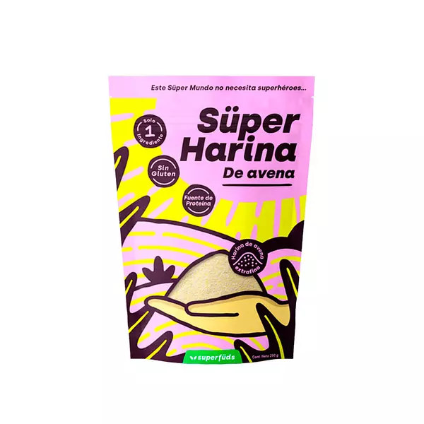 Super Harina de Avena Sin Gluten 250g - Superfuds