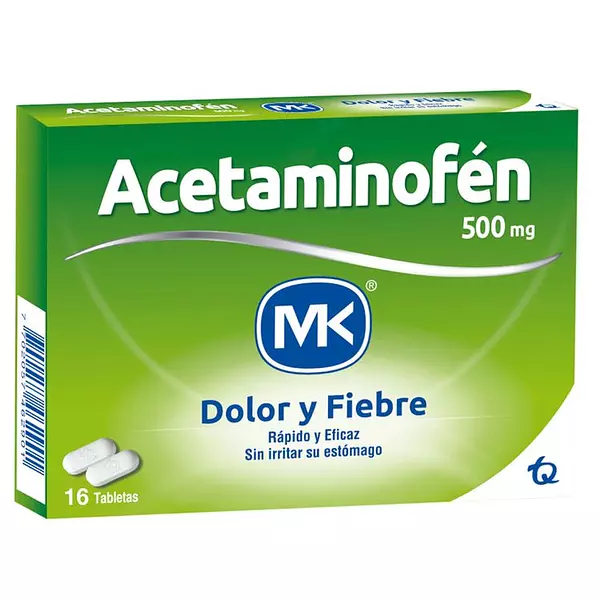 Acetaminofen Mk Por 500ml