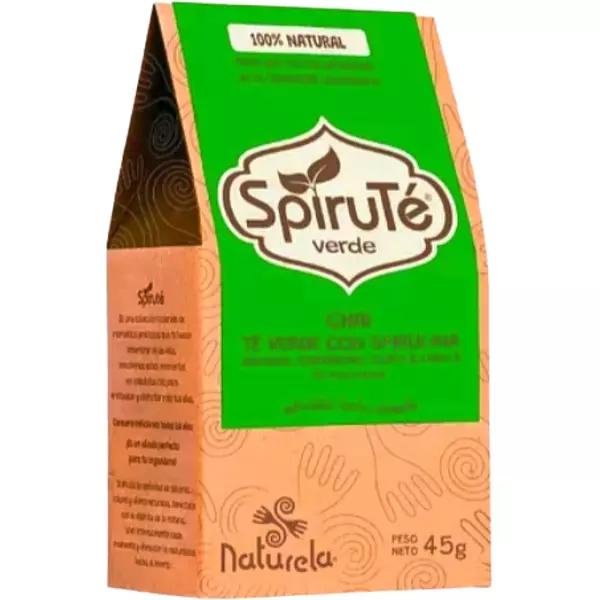 Spiruté Verde Te Verde Con Spirulina 30 Tisanas Naturela