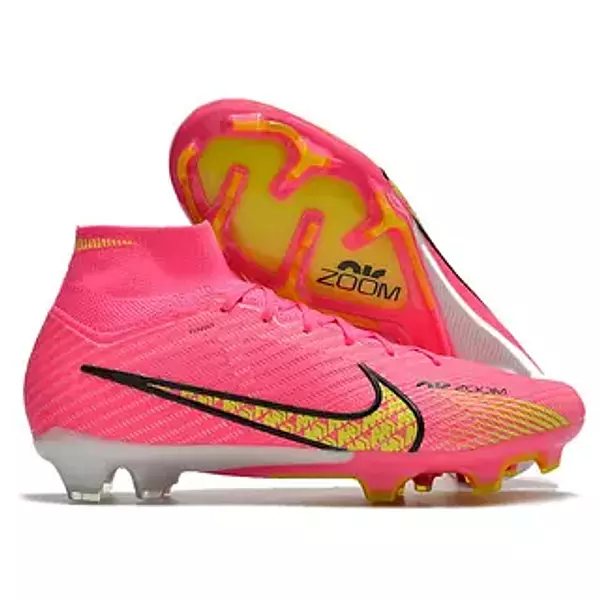 Nike Kids Air Zoom Fucsia Amarillo Con Bota