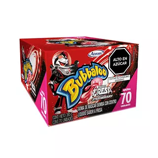 Bubbaloo Sabor A Fresa